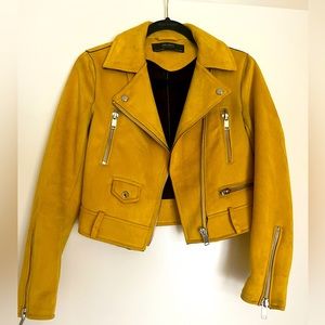 Zara Basic CROPPED SOFT JACKET - Size XS